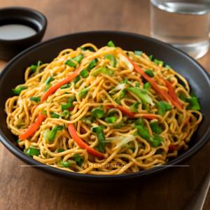 Veg Hakka Noodels