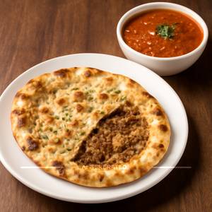Keema Naan With Gravy
