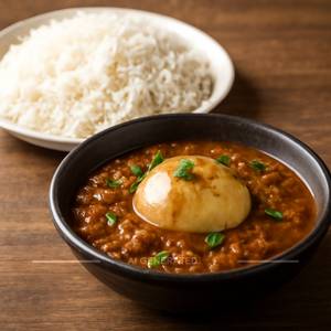1 Egg Masala with Rice                