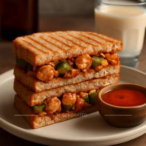 Chilli Paneer Sandwich