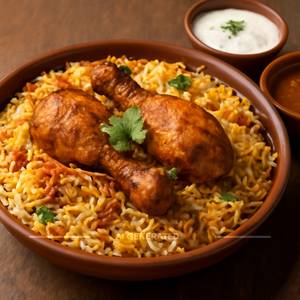 Hyderabadi Chicken Dum Biryani
