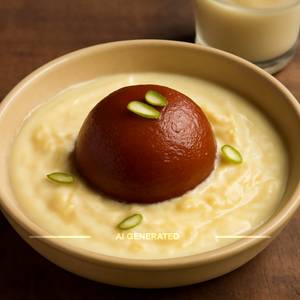 Gulab Jamun With Rabri