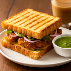 Masala Tikki Sandwich