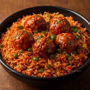 Schezwan manchurian fried rice