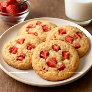Strawberry cookies