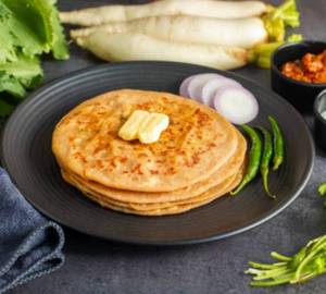 Desi Ghee Mix Paratha Thali