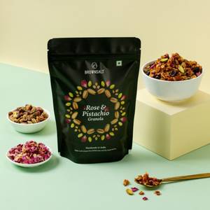 Rose & Pistachio Granola With Cranberries
