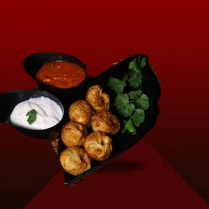Fried Veg Momos [6 Pieces]