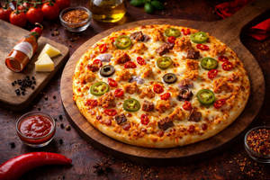 Fire House Chicken Pizza