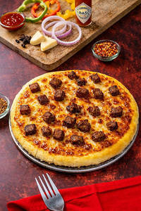 Chicken Pepper Barbeque Pizza