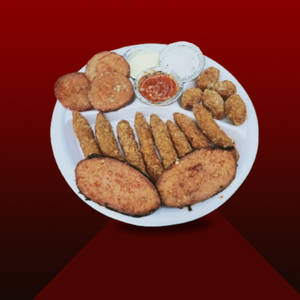 Veg Mix Indian Fried Platter