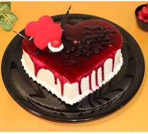 Heart Blueberry Cake