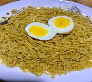 Normal Maggie with Boiled Egg