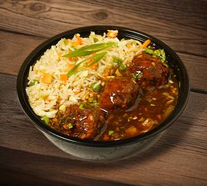Manchurian + Fried Rice