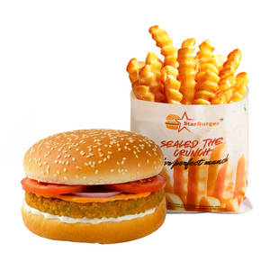 Star Aloo Tikki Burger & Fries