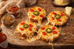 Fiery Garlic Bread [4 Pieces]