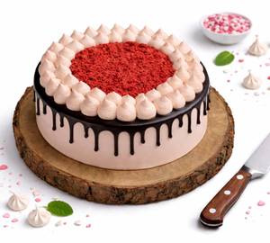 Choco Red  Velvet Eggless Cake