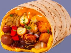 Veg Burrito Tortilla Wrap - Roll
