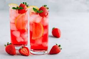 Strawberry drinks