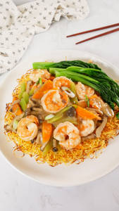 Pan Fried Noodles (N.Veg)