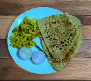 Simple paratha special thali