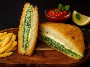 Green Delight Focaccia Sandwich