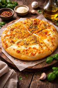 Paratha Pizza -corn N Cheese
