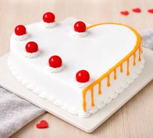 Vanilla Heart Cake