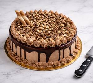 Choco Truffle Almond Eggless Cake