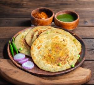 Desi Ghee Laccha Paratha Thali