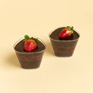 Chocolate Strawberry Mousse Cup