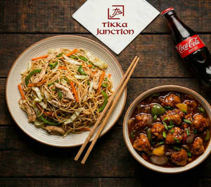 Chicken Chilli Garlic  Noodle Combo