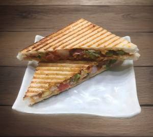 Grilled pizza sandwich