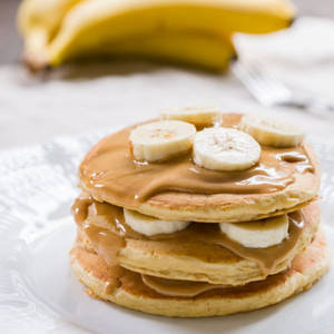 Peanut Butter Banana Pancakes