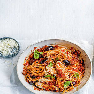 Spegatti Arabiatta-chicken