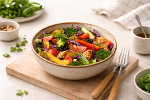 BBQ Cottage Cheese Salad