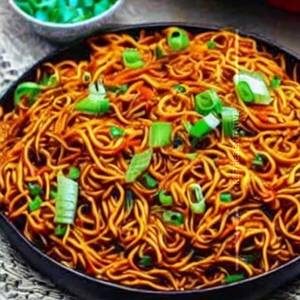 Veg Manchurian Noodles
