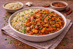 Chicken Schezwan Fried Rice Bowl