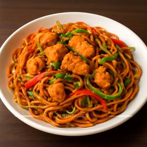 Chicken schezwan noodles