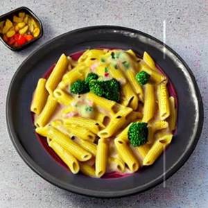 Sweet Corn Pink Sauce Pasta