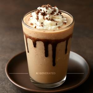 Cold coffee with chocolate