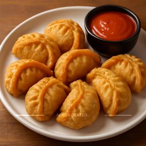 Veg Fried Momos [8 Pieces]