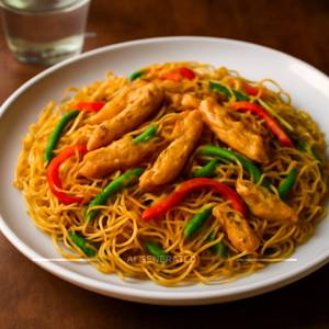 Chicken Singapori Noodles