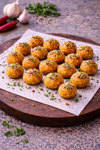 Chilli Garlic Potato Pops
