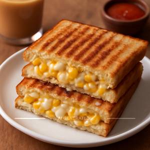 Corn cheese sandwich