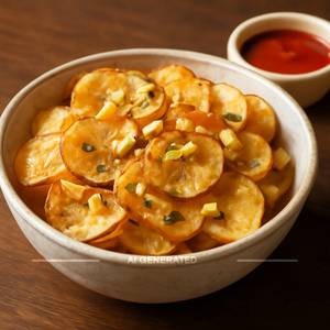 Potato ginger chips