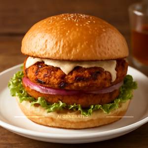 Chicken Tikka Burger