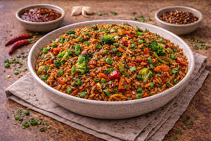 Veg Burnt Chilli Fried Rice