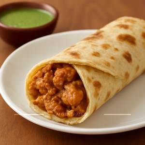 Chicken Achari Tikka Roll