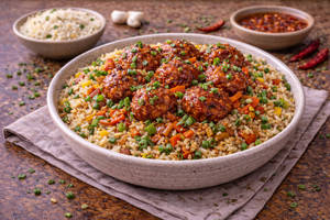 Manchurian Fried Rice Bowl